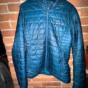 Patagonia Teal Nano Puff Jacket